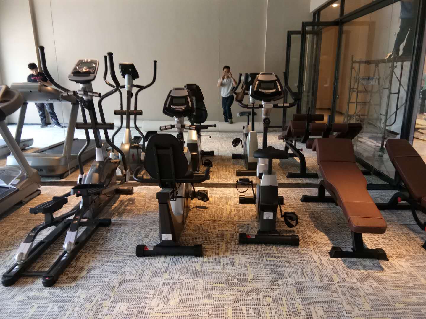 广州惠州潼湖碧桂园健身房案例 丝瓜污视频在线观看健身器材生产厂